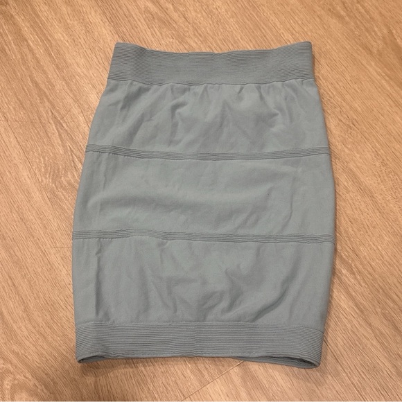BCBGeneration Gray Pencil Skirt - Picture 1 of 4